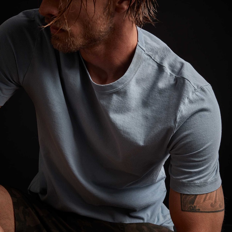 Short Sleeve Crew Neck – Bluestone Pigment