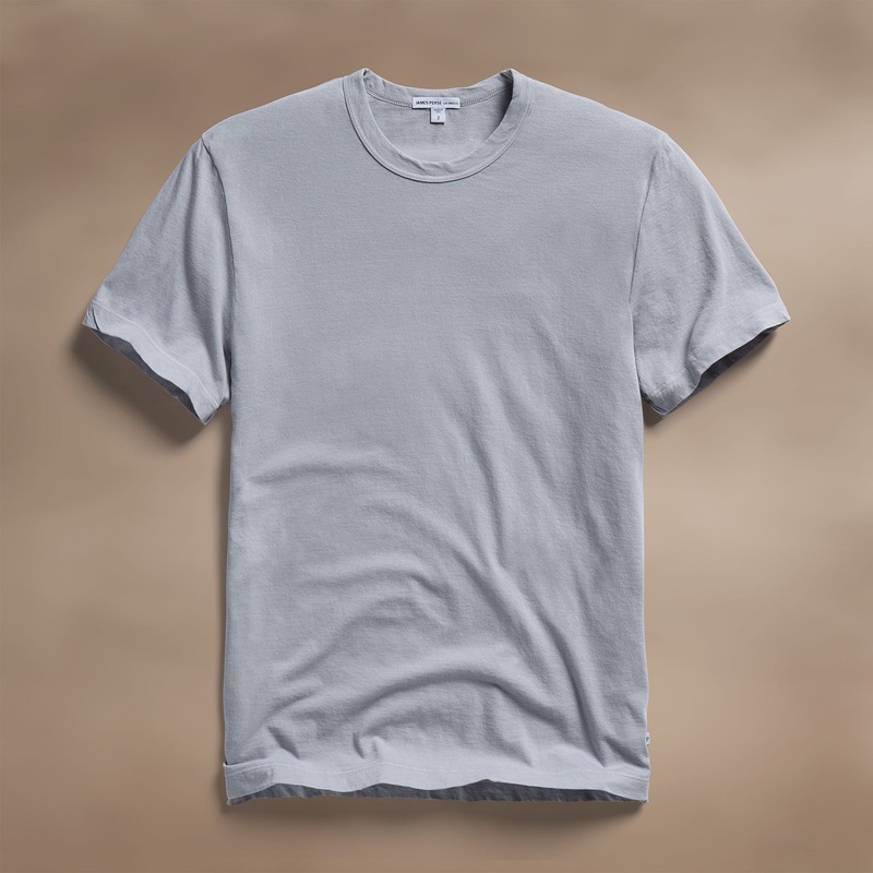 Short Sleeve Crew Neck – Grey Sky Pigment