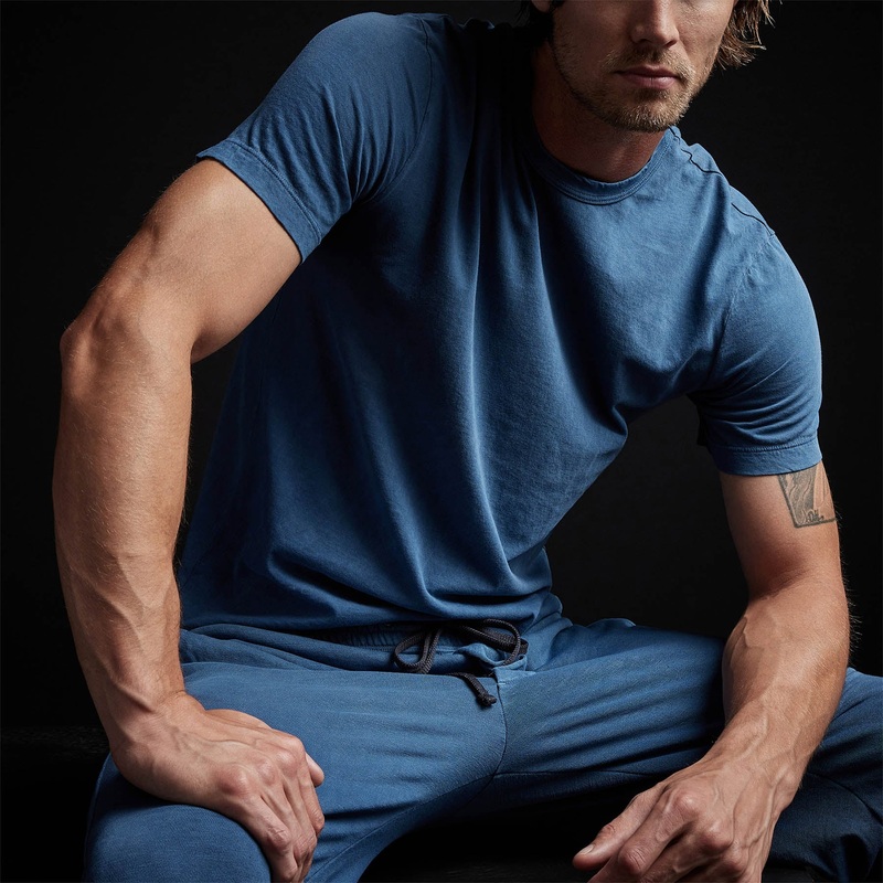 Short Sleeve Crew Neck – Lake Pigment