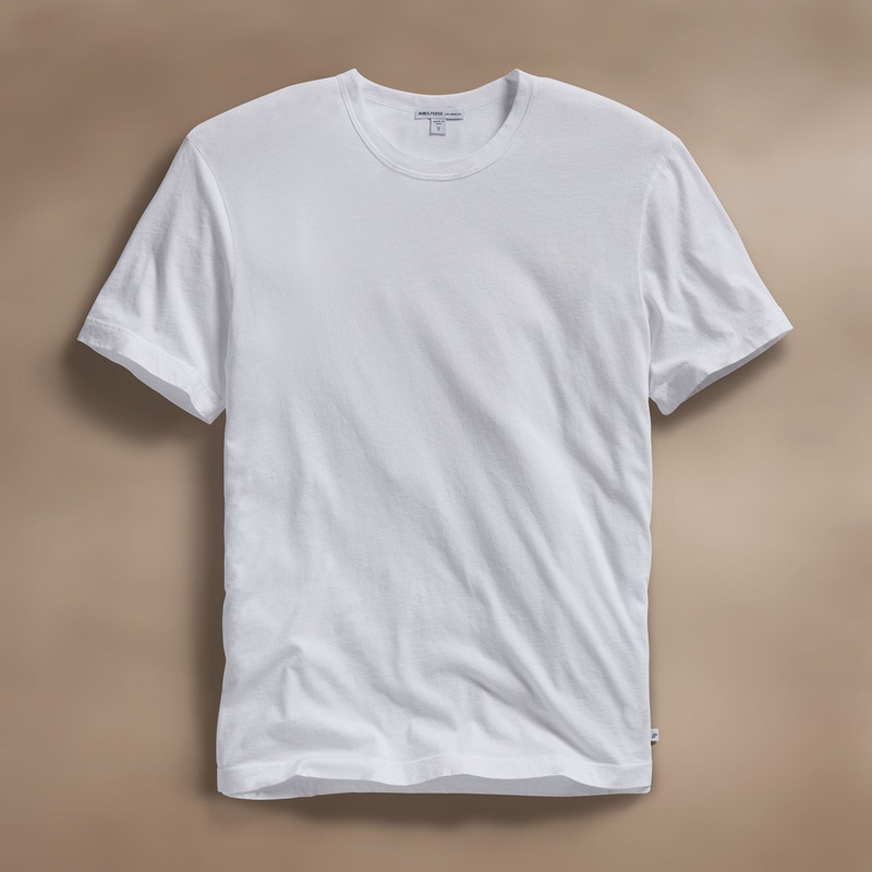 Short Sleeve Crew Neck – White