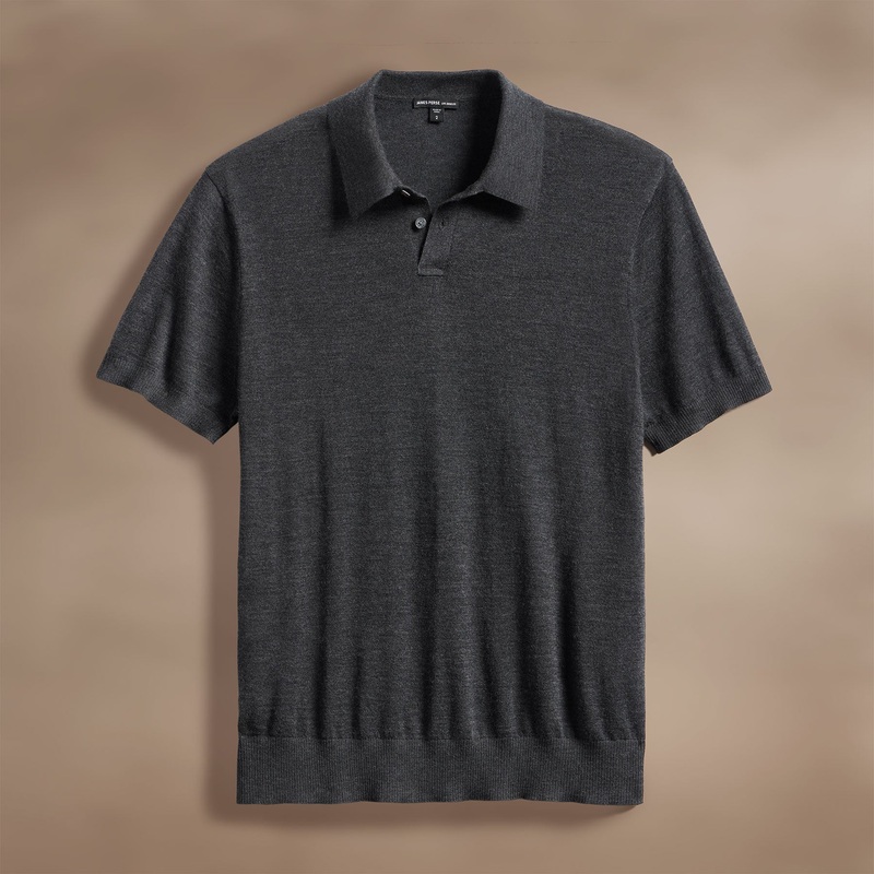 Ultrafine Cashmere Polo – Coal