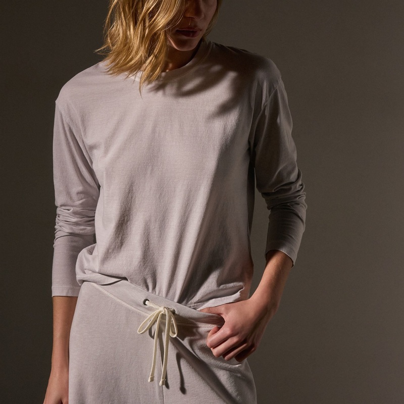 Vintage Boxy Tee – Light Mist Pigment