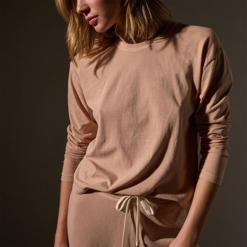 Vintage Boxy Tee – Rose Nude Pigment