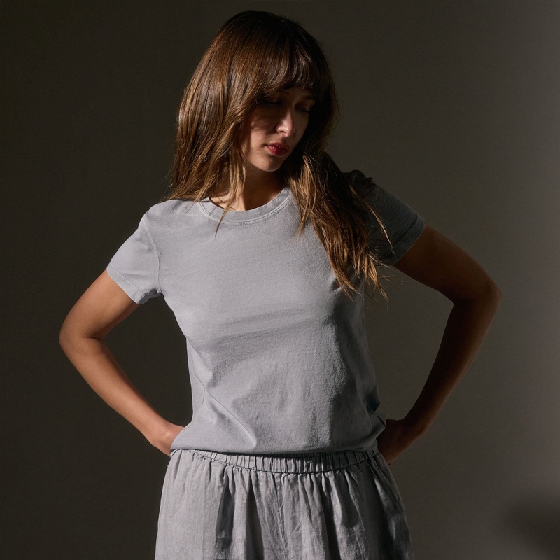 Vintage Little Boy Tee – Grey Sky Pigment