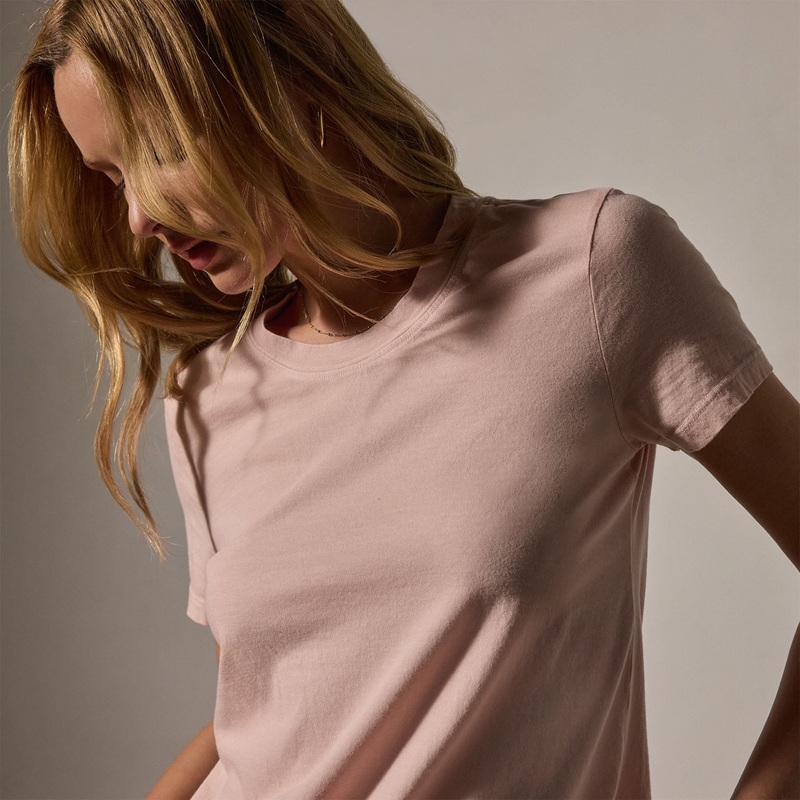Vintage Little Boy Tee – Rosewater Pigment