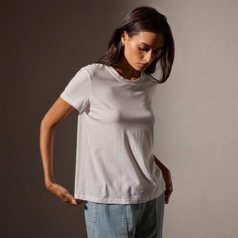 Vintage Little Boy Tee – White