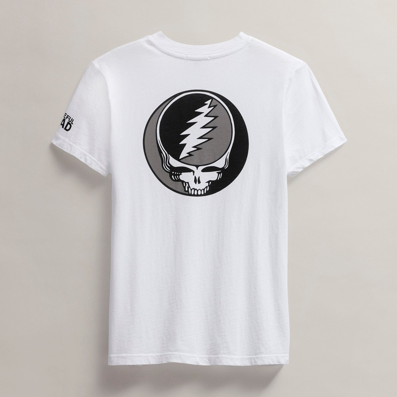 Women’s Grateful Dead Short Sleeve – White/Black