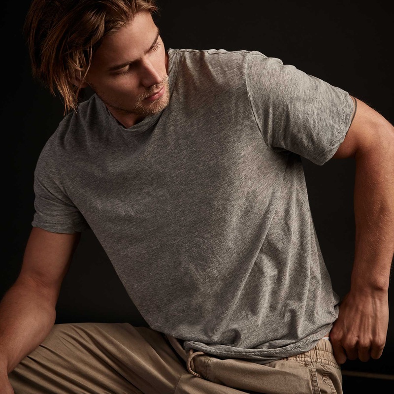 Clear Jersey Crew – Heather Grey