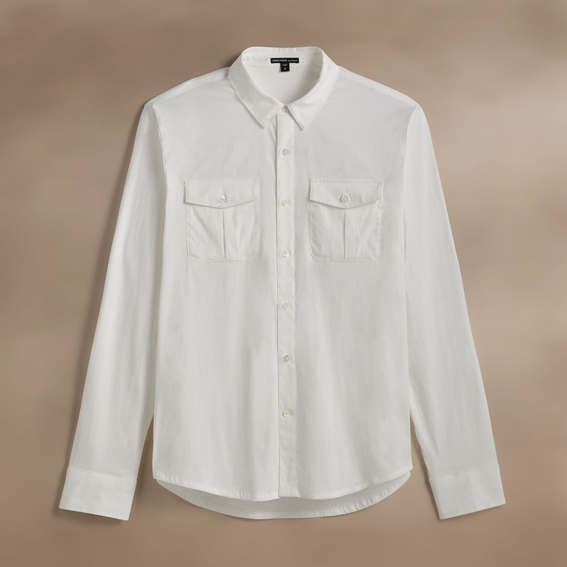 Performance Poplin Shirt – White