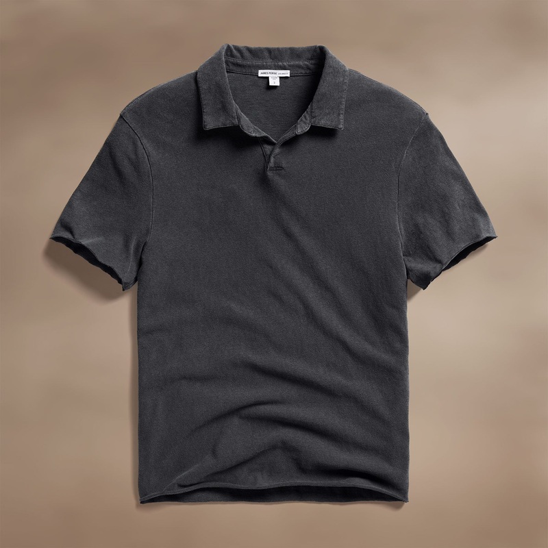 Slub Jersey Polo – Magma Pigment
