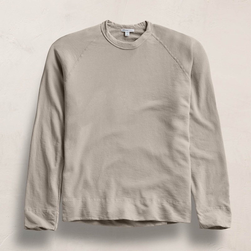 Vintage French Terry Sweatshirt – Concrete Pigment