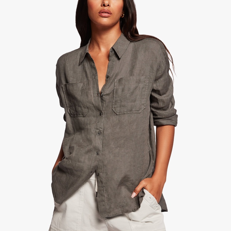Linen Pocket Shirt – Alligator