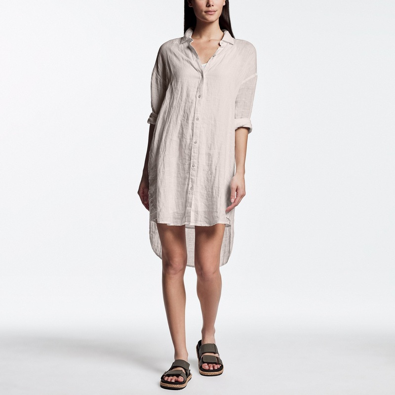 Linen Shirt Dress – Driftwood
