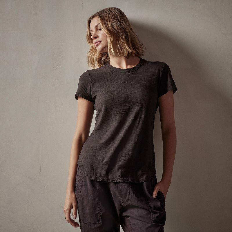 Sheer Slub Crew Neck Tee – Kona