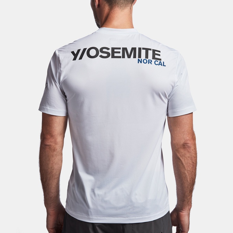 Y/OSEMITE Performance Nor Cal Graphic Tee – White