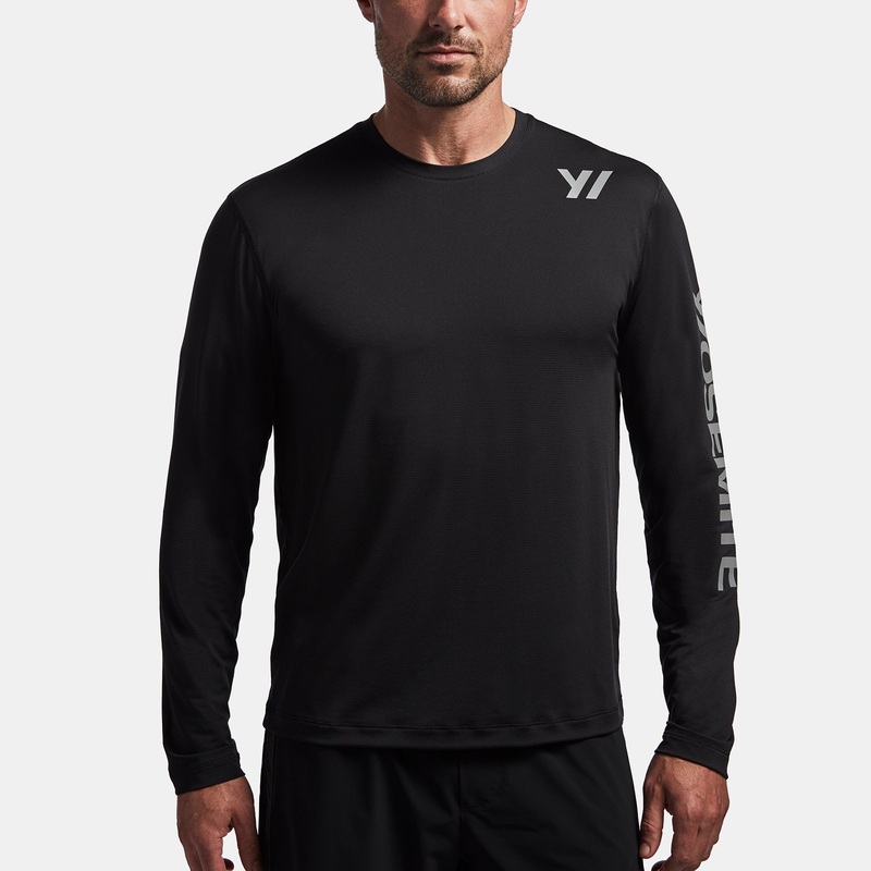 Y/OSEMITE Performance Ski Graphic Crew – Black