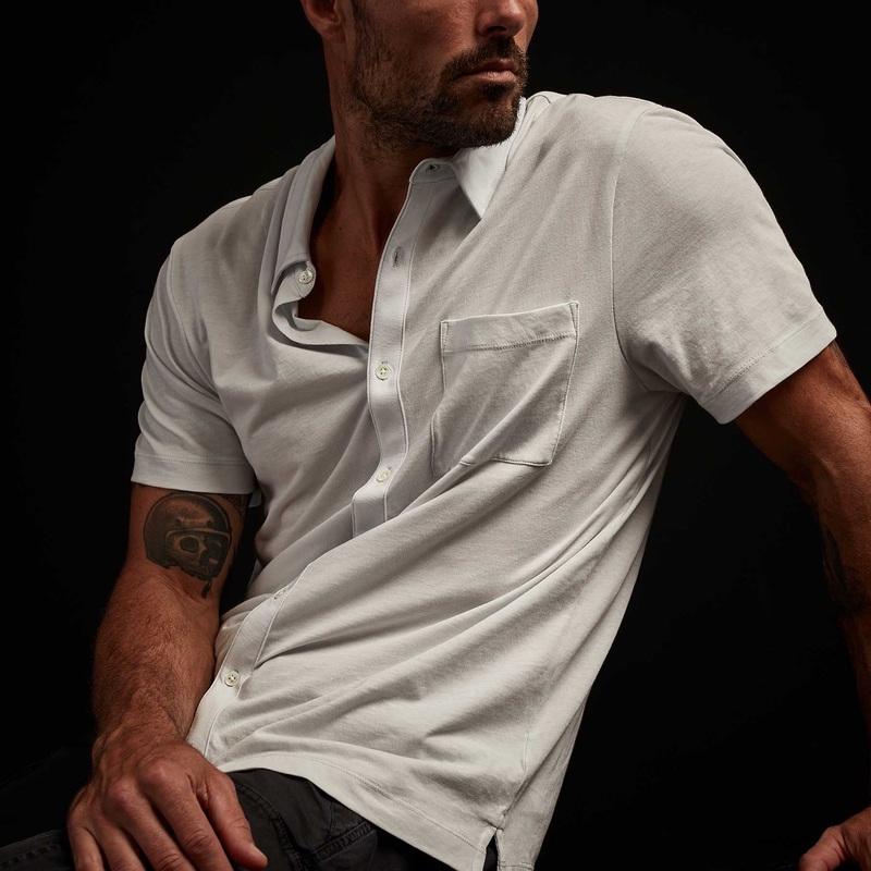 Clean Finish Jersey Shirt – Blue Ice