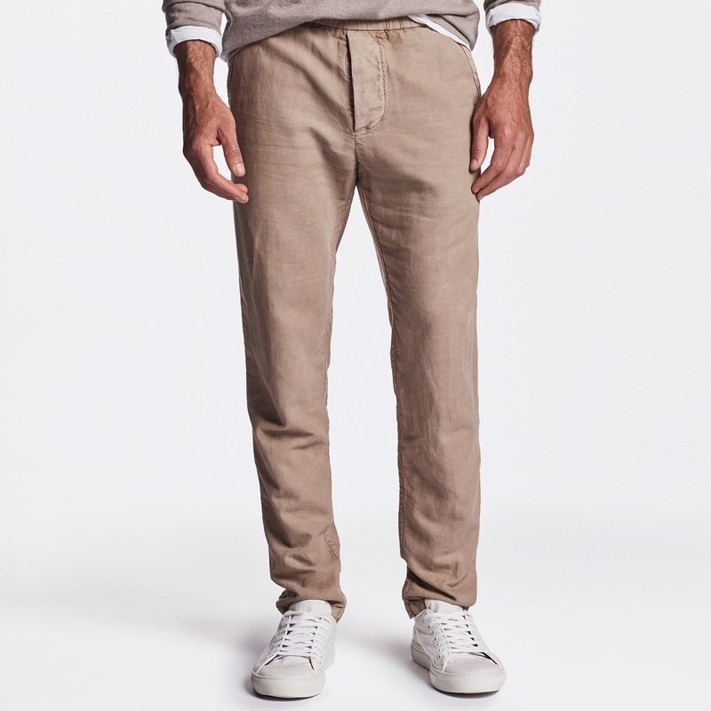 Cotton Linen Canvas Work Pant – British Khaki Pigment