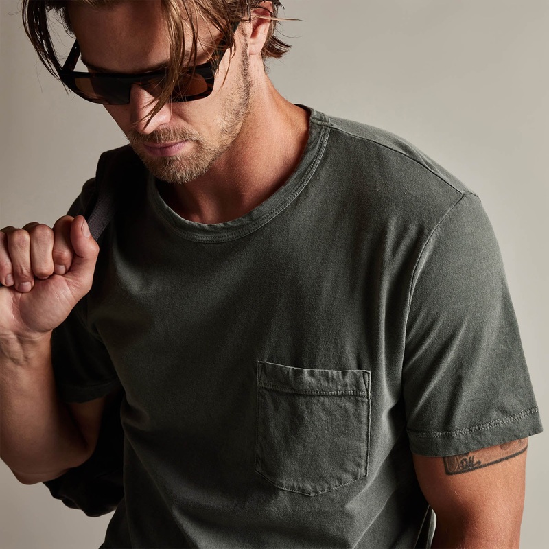 Lightweight Jersey Pocket Tee – Alligator Pigment