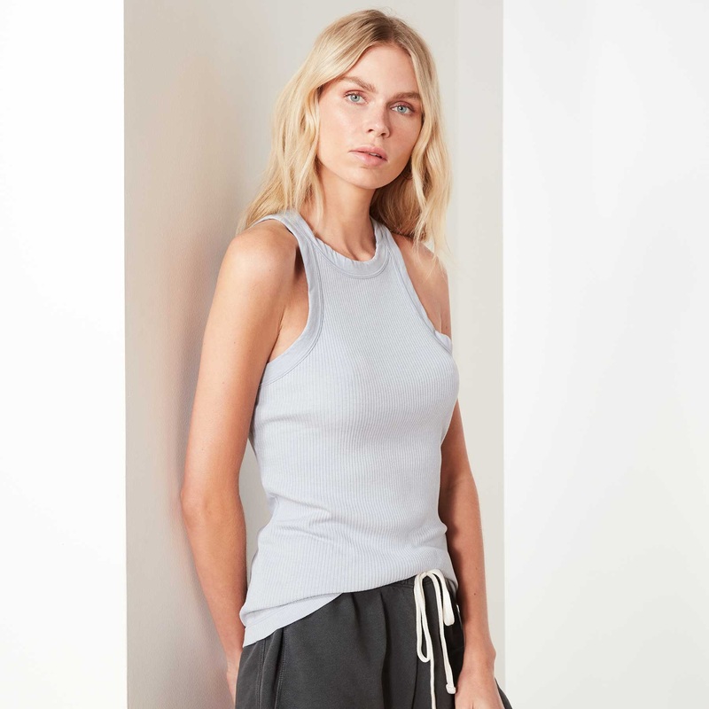 Rib Cut Away Tank – Aura