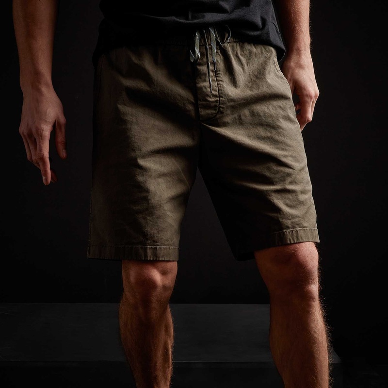 Stretch Canvas Work Short – Hunter Pigment