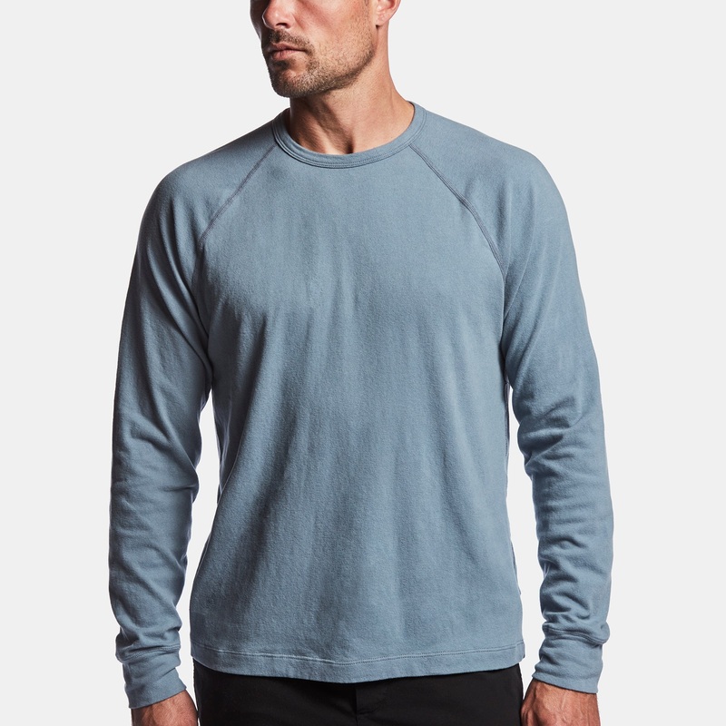 Sueded Stretch Jersey Raglan – Globe