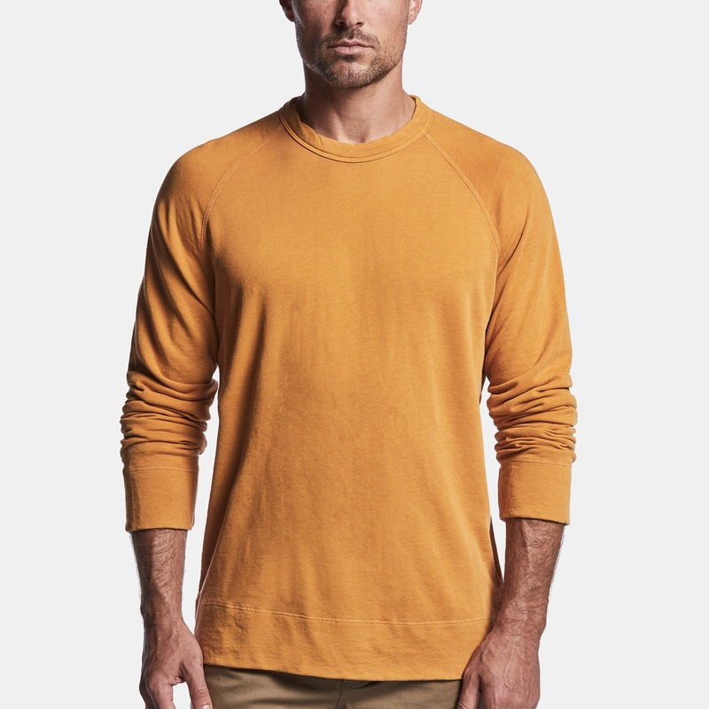 Vintage French Terry Sweatshirt – Brass Pigment