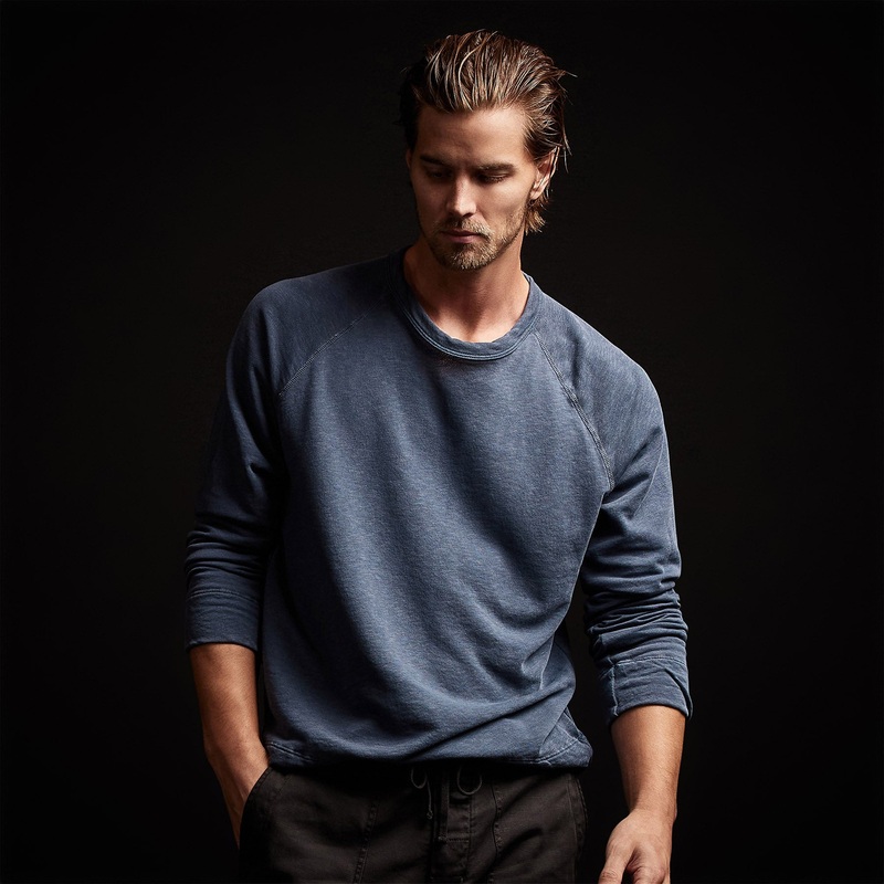 Vintage French Terry Sweatshirt – Sea Captain Pigment