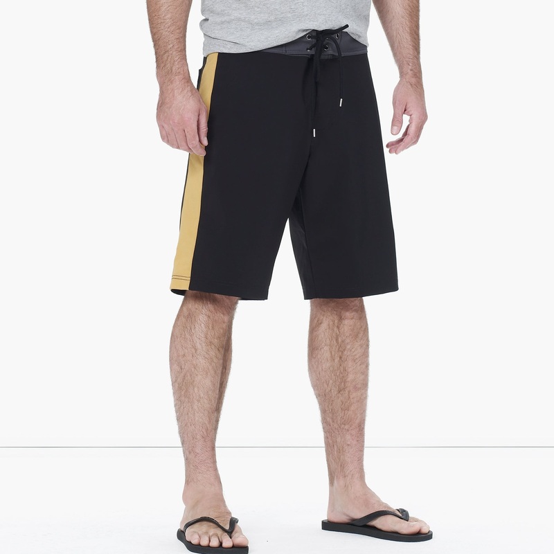 Y/OSEMITE Tri Color Boardshort – Black/Slate/Stone/Solar