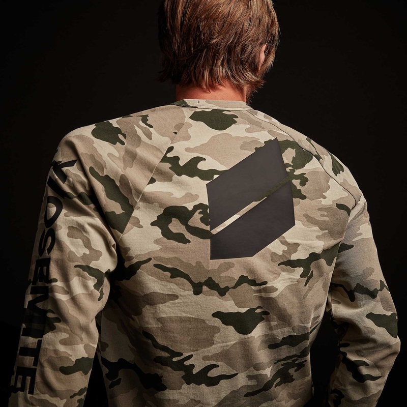 Camo Heavy Jersey Raglan Pullover – Dune Camo