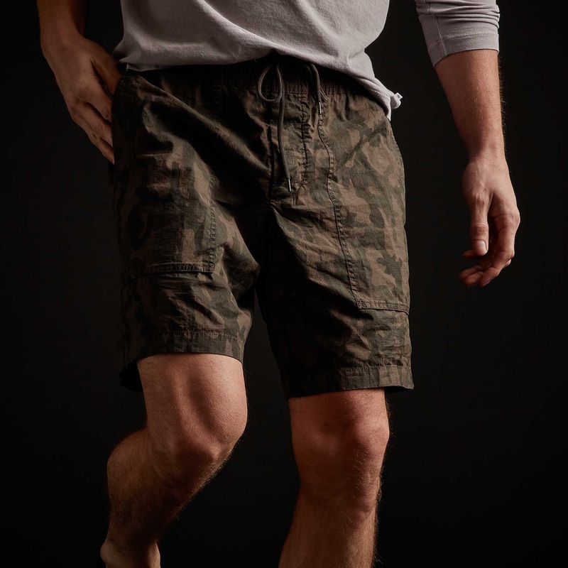 Camo Trouser Short – Black Forest Pigment