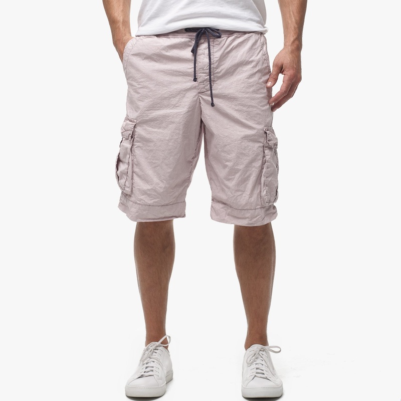 Cargo Short W/Embroidery – Calamine Pigment