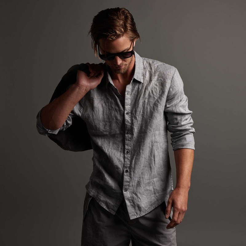 Classic Linen Shirt – Breeze Pigment