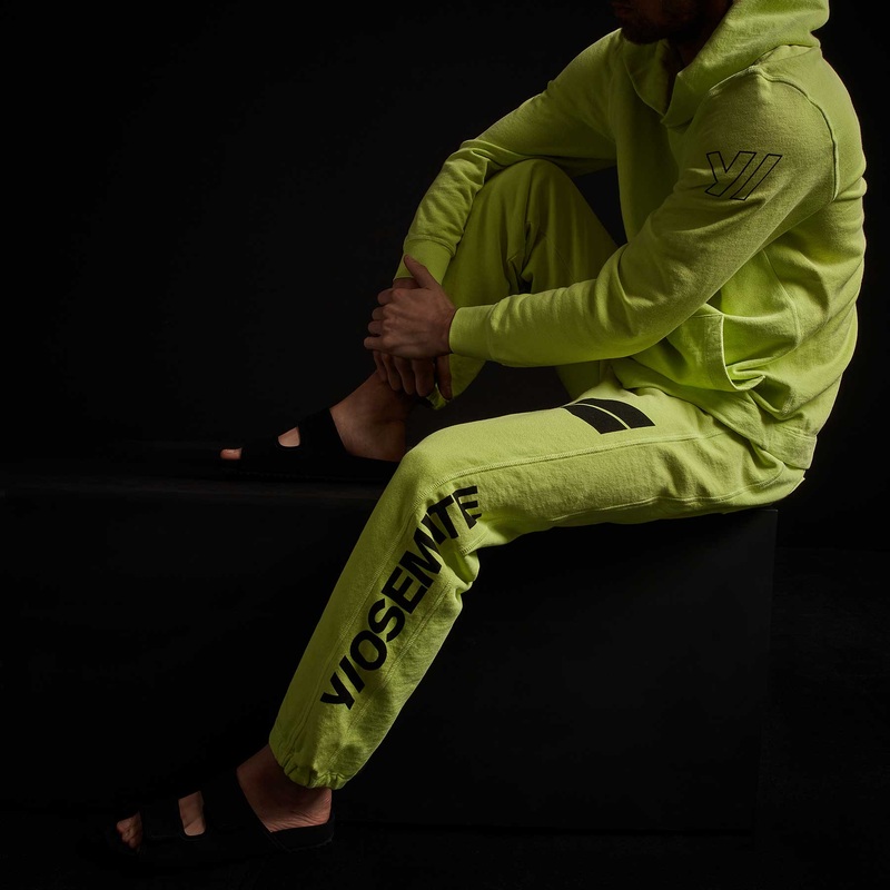 French Terry Sweatpant – Bright Neon/Black