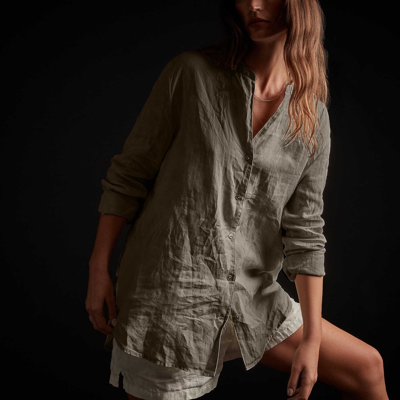 Lightweight Linen Shirt – Platoon Pigment