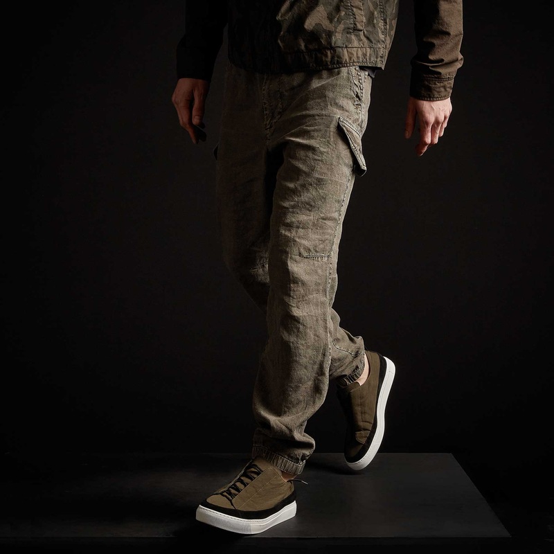 Slub Linen Cargo Pant – Hunter Pigment