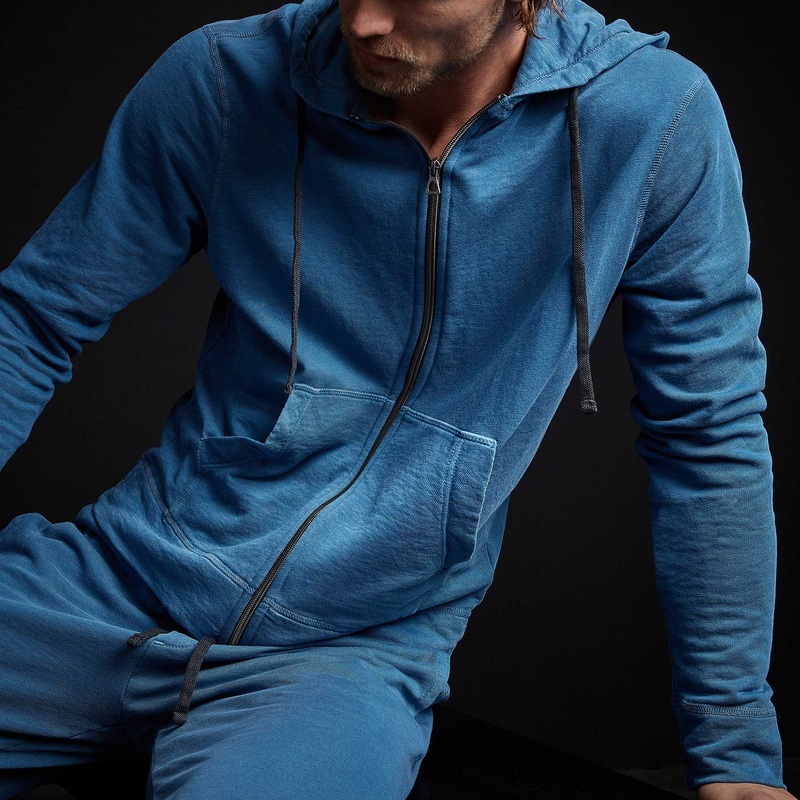 Vintage French Terry Zip Up Hoodie – Bolt Pigment