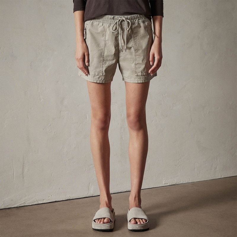Zip Pocket Utility Short – Mineral Pigment