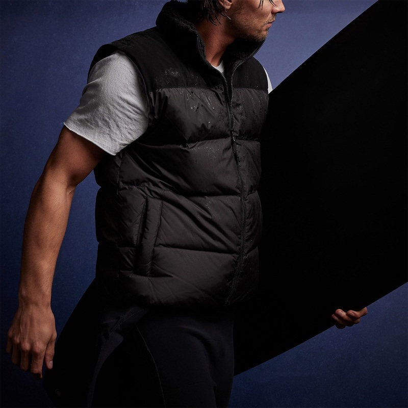 Arctic Surf Puffer Vest – Black