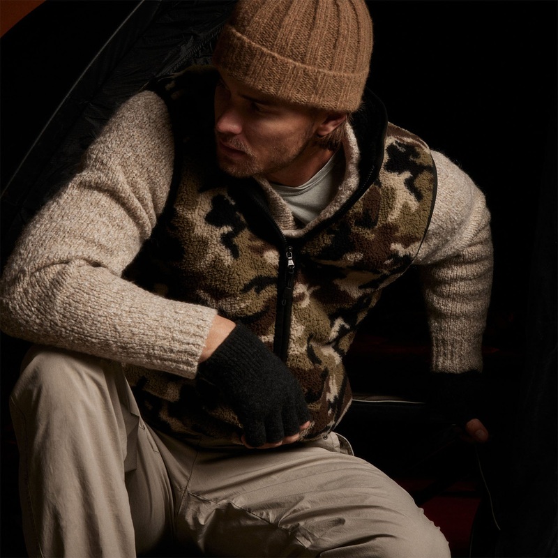 Camo Sherpa Sport Vest – Moss Camo