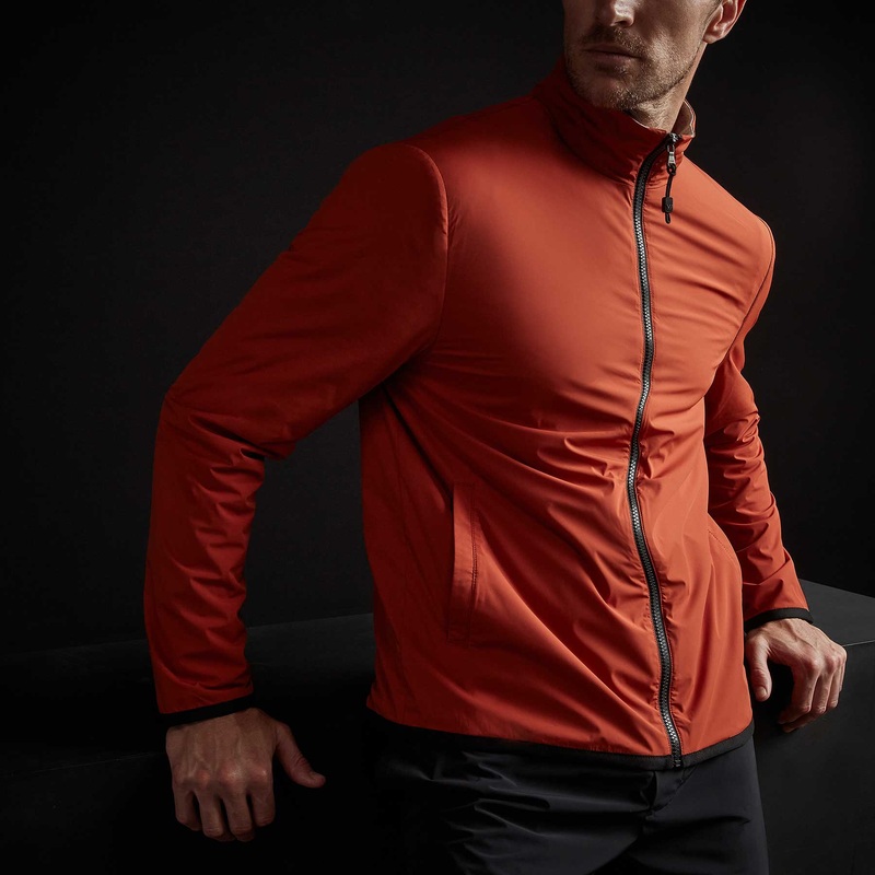 Fleece Lined Zip Up Jacket – Flame