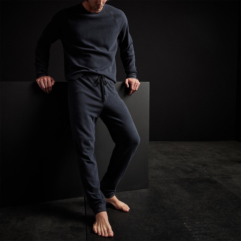 Thermal Knit Lounge Pant – French Navy
