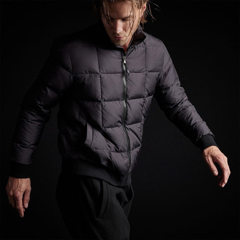 Y/OSEMITE Lightweight Down Zip Front Jacket – Black