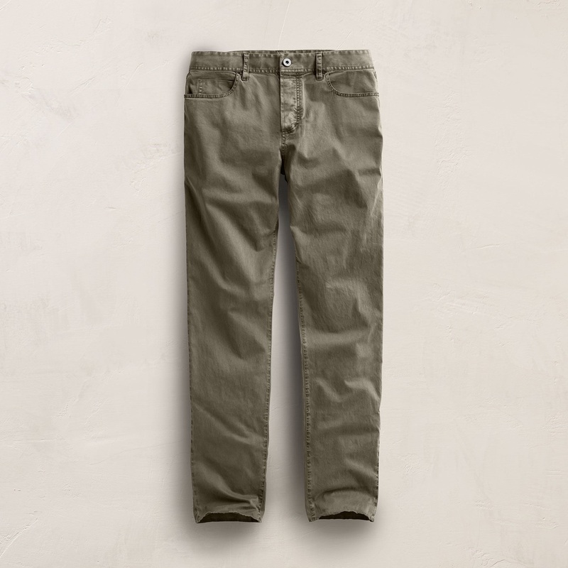 Brushed Twill 5 Pocket Pant – Birch Pigment