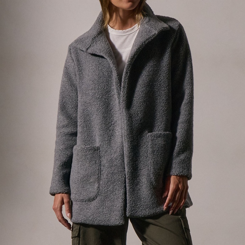 Funnel Neck Coat – Flannel