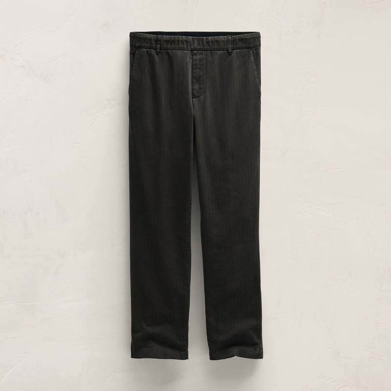 Herringbone Twill Trouser – Magma Pigment
