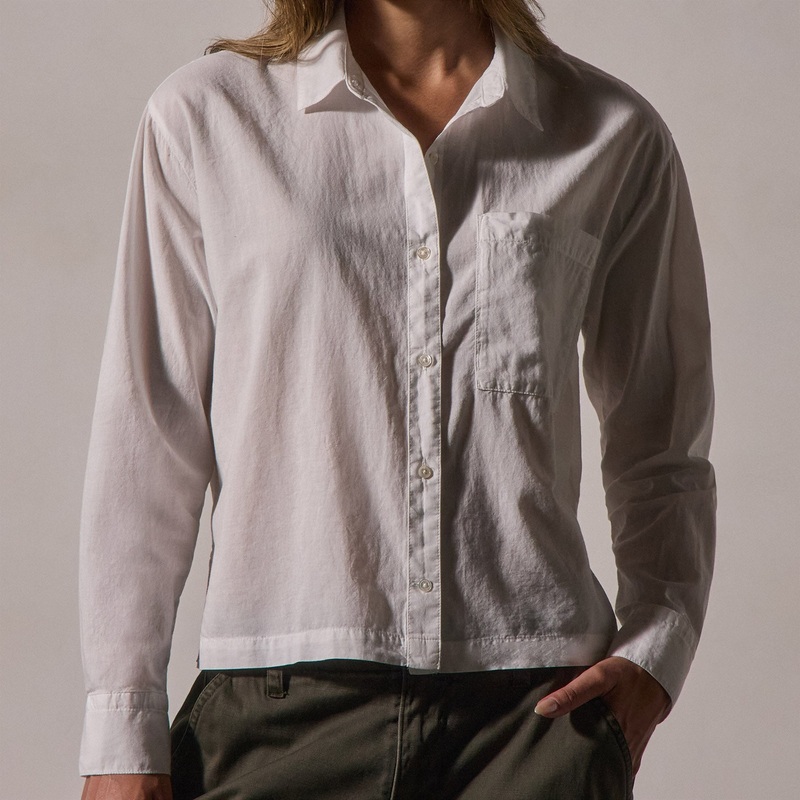 Long Sleeve Light Shirt – White