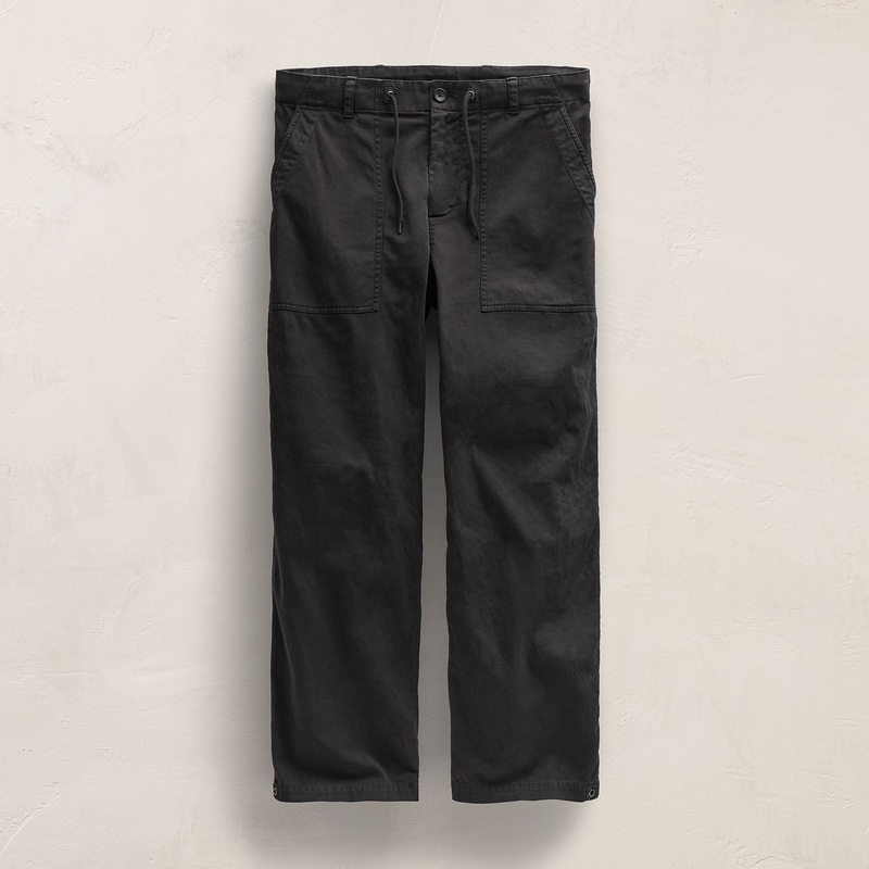 Slub Cotton Utility Flight Pant – Magma Pigment